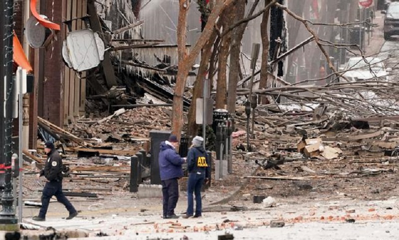 Identificaron a un sospechoso por la explosión en el centro de Nashville