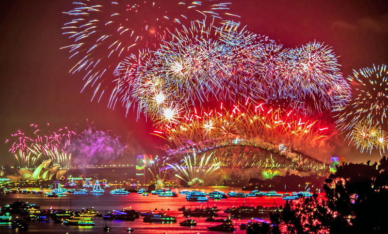 Australia prohíbe el público en los fuegos artificiales de fin de año en Sidney