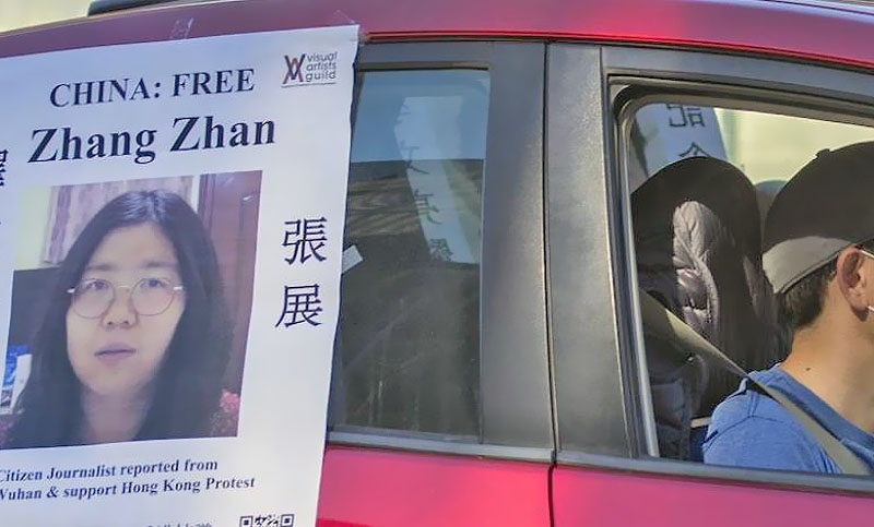 La Unión Europea pide a China liberar a la periodista que cubrió el inicio del coronavirus en Wuhan