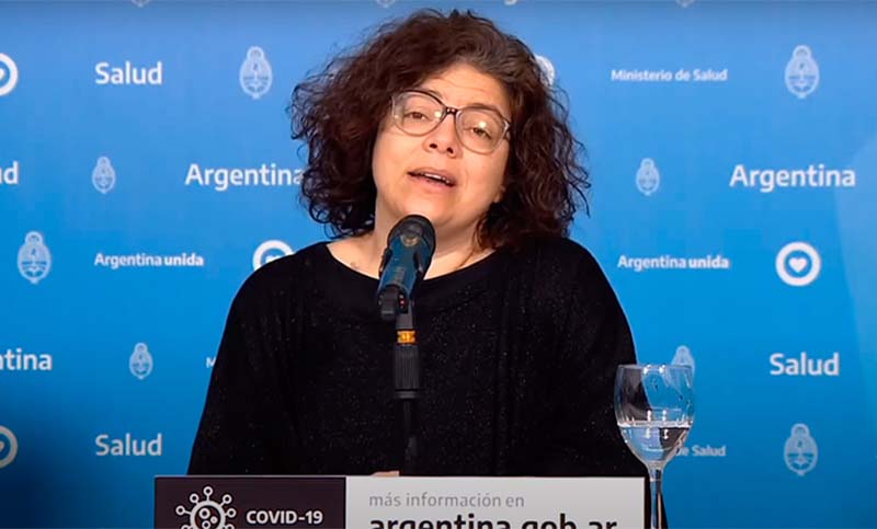 Vizzotti confirmó que la curva de positividad está en descenso
