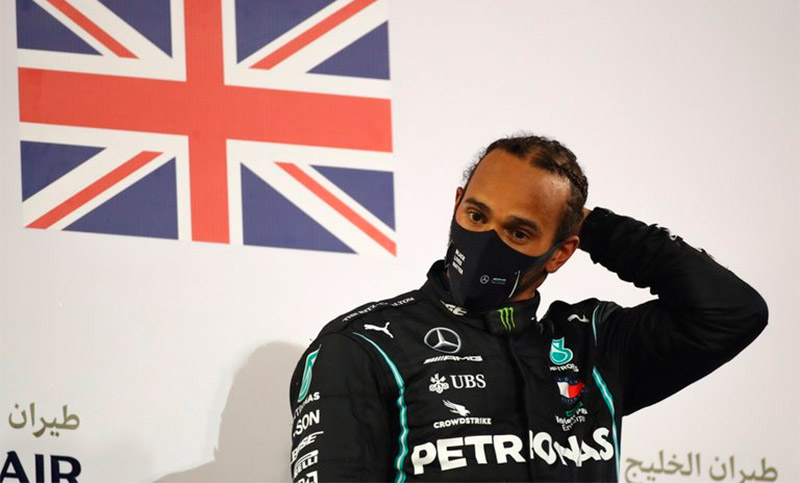 Hamilton dio positivo en coronavirus y no estará en Sakhir