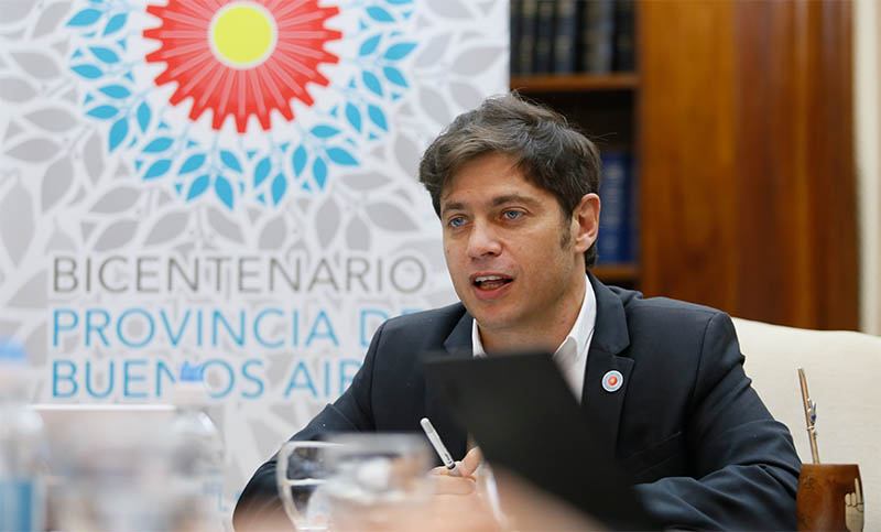 Kicillof aislado tras dar positivo de Covid un colaborador suyo