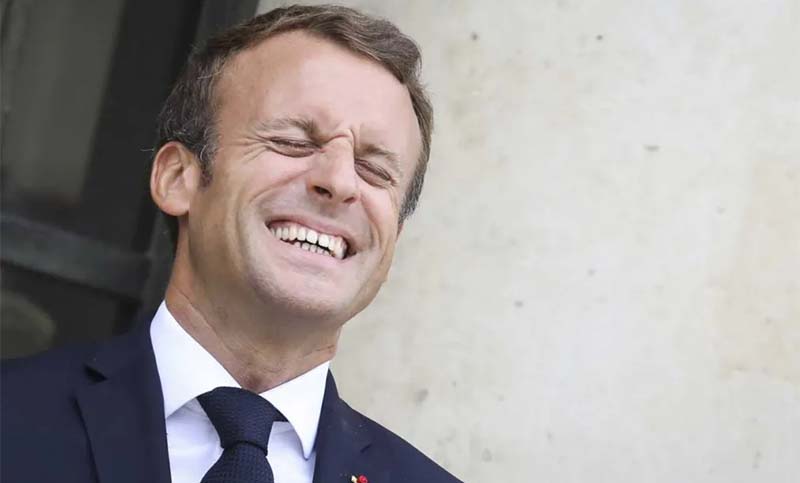 Macron dio positivo por coronavirus y se mantendrá en aislamiento durante siete días