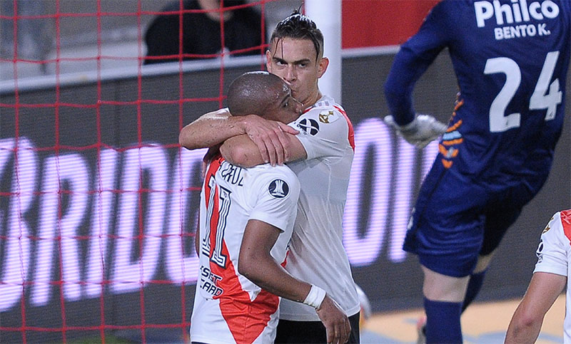 River venció por la mínima a Paranaense y avanza en la Libertadores