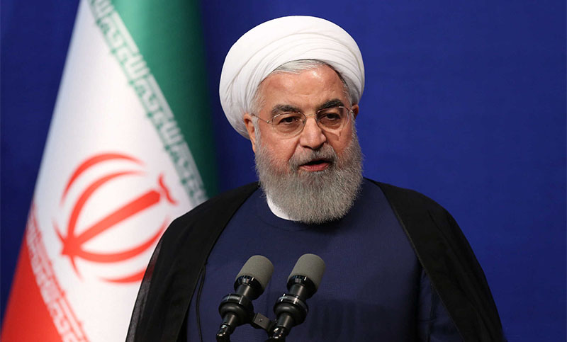 El presidente de Irán, «muy contento» con el fin de la presidencia del «terrorista» Trump