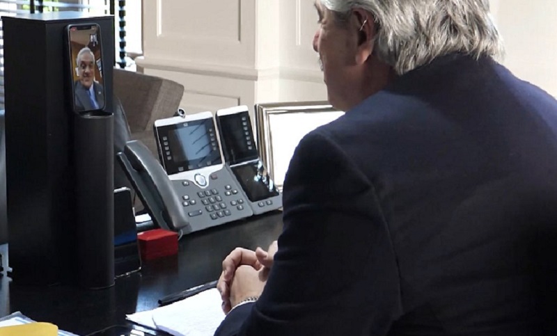 Fernández suspendió su viaje a Chile ya que Piñera se encuentra aislado preventivamente