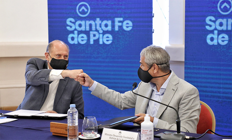 Perotti y Ferraresi anunciaron una inversión de 28 mil millones de pesos en viviendas