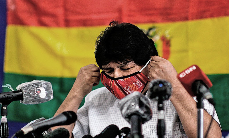 Evo Morales contrajo coronavirus, recibe tratamiento y “está estable”