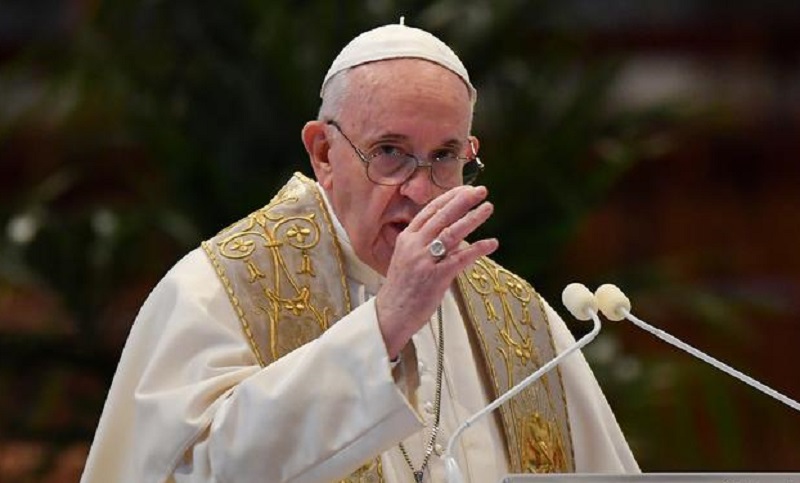 El Papa criticó a quienes no piensan en las personas afectadas por la pandemia