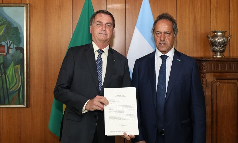 Scioli celebró la «reconstrucción» del dialogo con Brasil