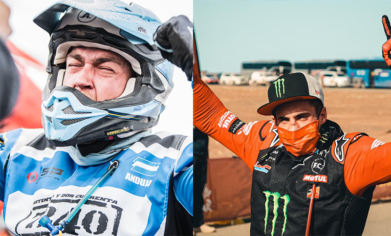 Dos campeones en una jornada histórica para Argentina en el Dakar: Benavides en motos y Andújar en cuatriciclos