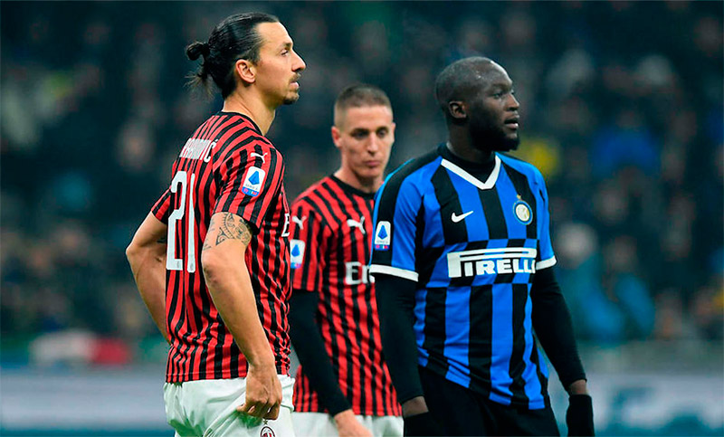 Inter-Milan, un clásico con boleto a las semifinales de la Copa Italia