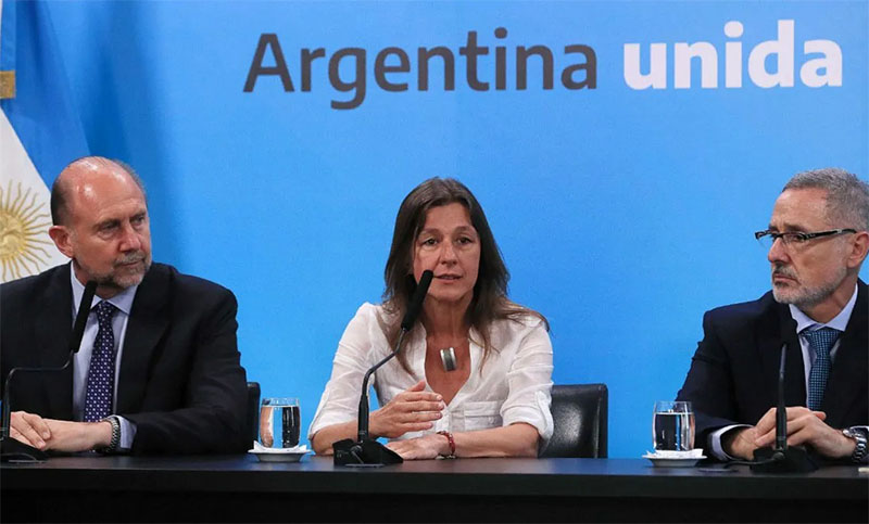 Omar Perotti y Marcelo Sain se reúnen en Rosario con Sabina Frederic