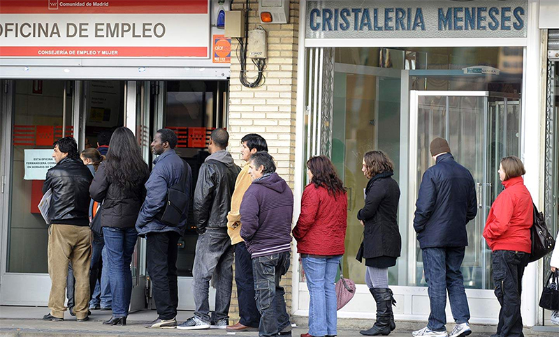 España cerró el 2020 con 22,9% de desempleo, la mayor tasa en 11 años