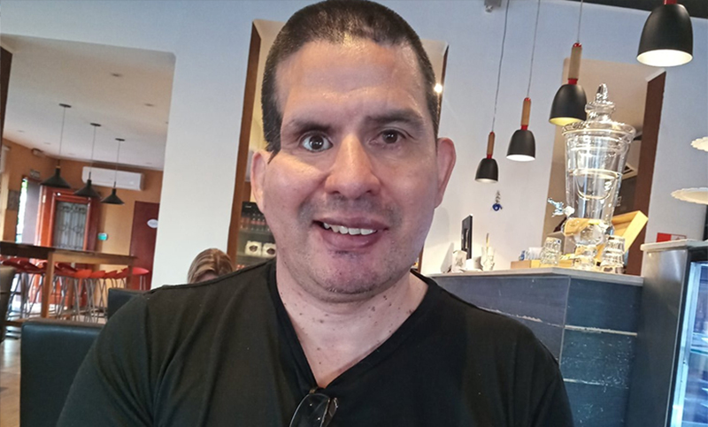 Fernando Cáceres fue dado de alta y ya se encuentra en su casa