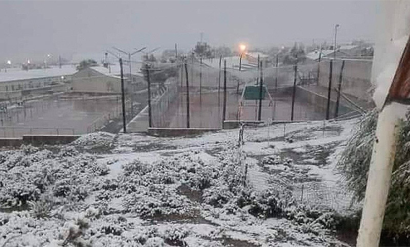 La nieve sorprendió a los valles de Jujuy en pleno verano