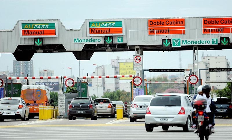 Aumentaron un 55% los peajes de las autopistas en la Ciudad de Buenos Aires