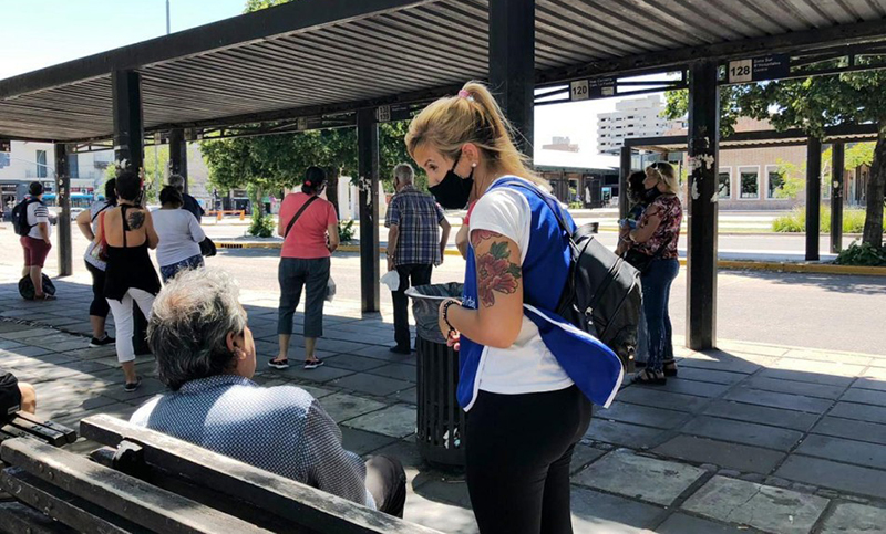 Equipos del Municipio informan sobre los cambios en el sistema de transporte