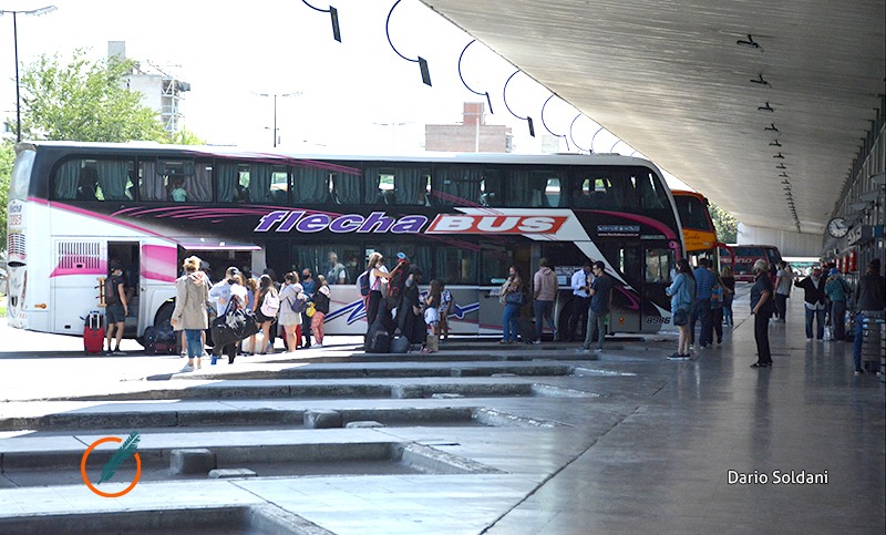 La Terminal, en funcionamiento pero lejos de su actividad habitual