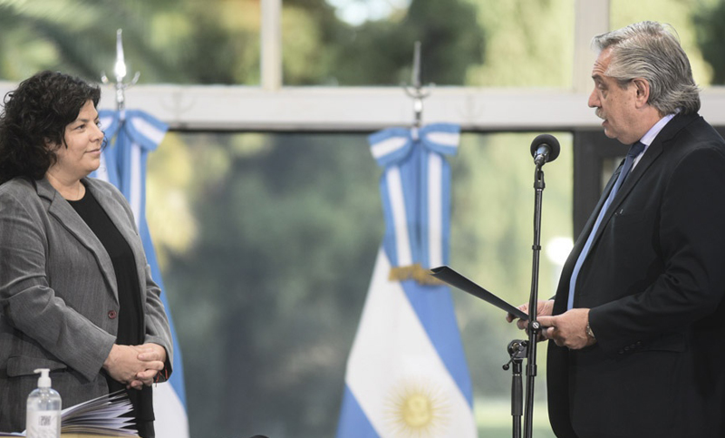 Fernández: «Encomendé a Vizzotti que protocolice al máximo el suministro de vacunas»