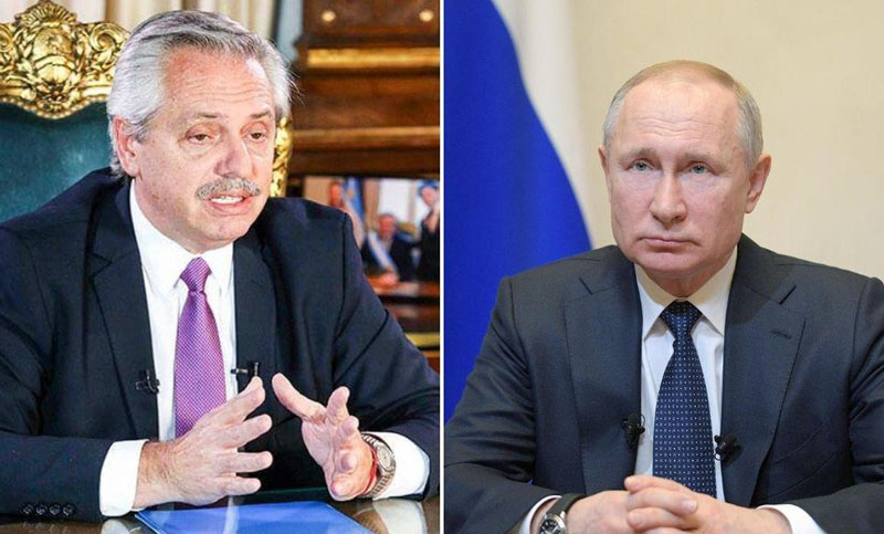 Alberto Fernández habló con Putin sobre la provisión de vacunas