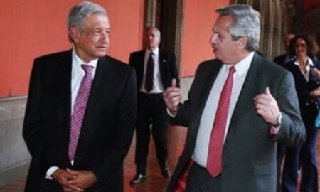 Alberto Fernández y Obrador