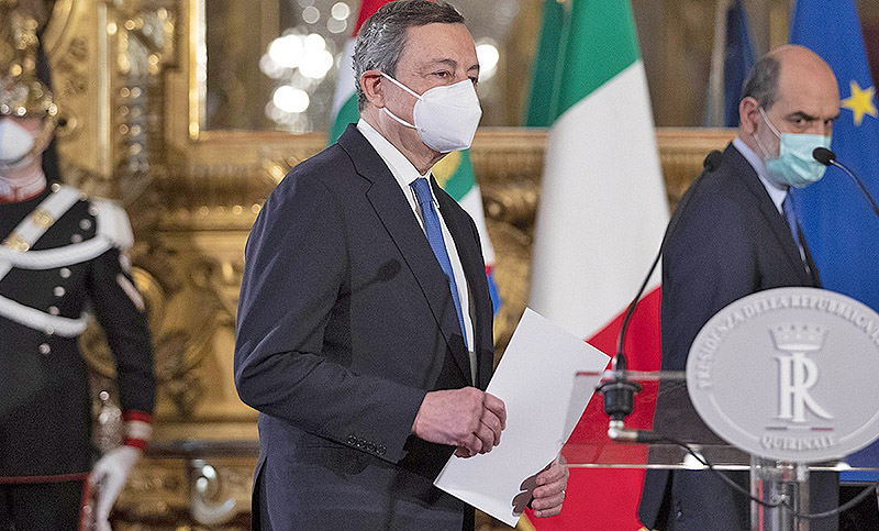 Draghi suma nuevos apoyos para su Gobierno, pero partidos clave mantienen la reserva
