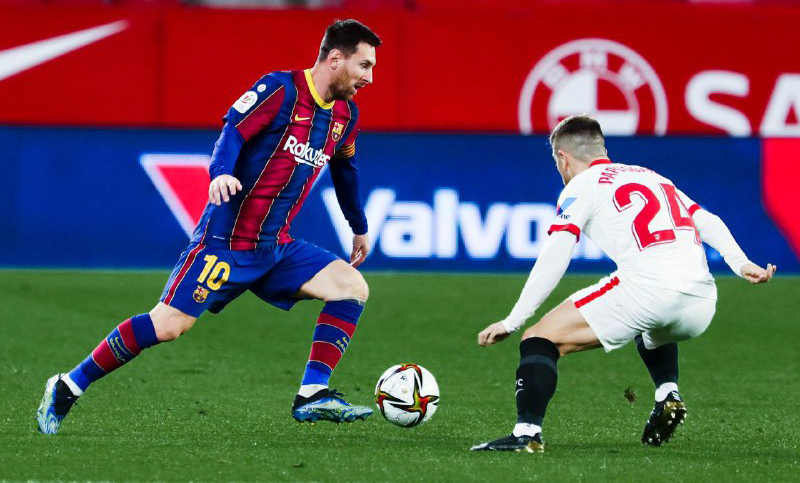 Sevilla venció a Barcelona en las semifinales de la Copa del Rey