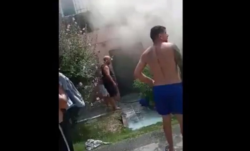Un incendio en una vivienda alarmó a los vecinos de zona oeste