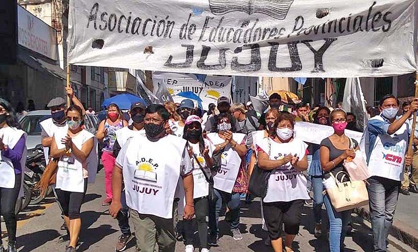 Docentes jujeños piden un incremento del 20% hasta abril y rechazan oferta del Gobierno