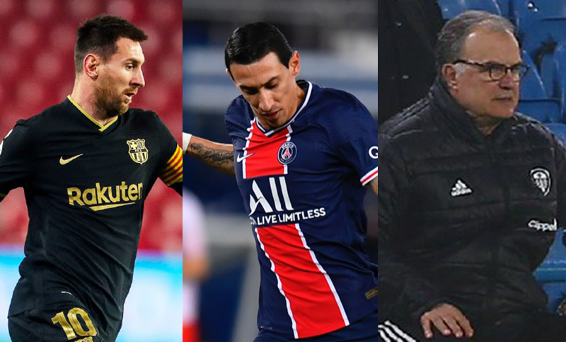 Por el mundo: Messi protagonista, Di María anotó un gol y Bielsa perdió en casa