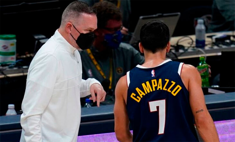 Campazzo falló el tiro del final y Denver no pudo con Washington