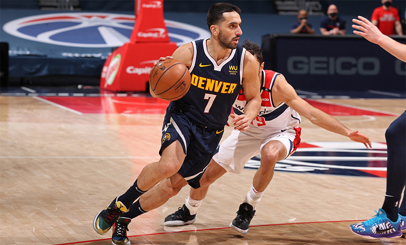Facundo Campazzo anotó 14 puntos pero Denver sufrió una agónica caída ante Washington en la NBA