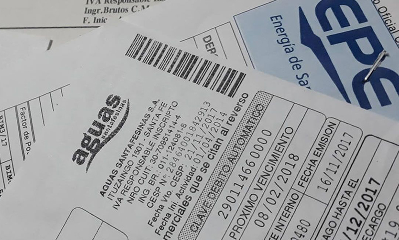 Aguas, electricidad, patentes y colectivo: aumentos iniciales del 2021