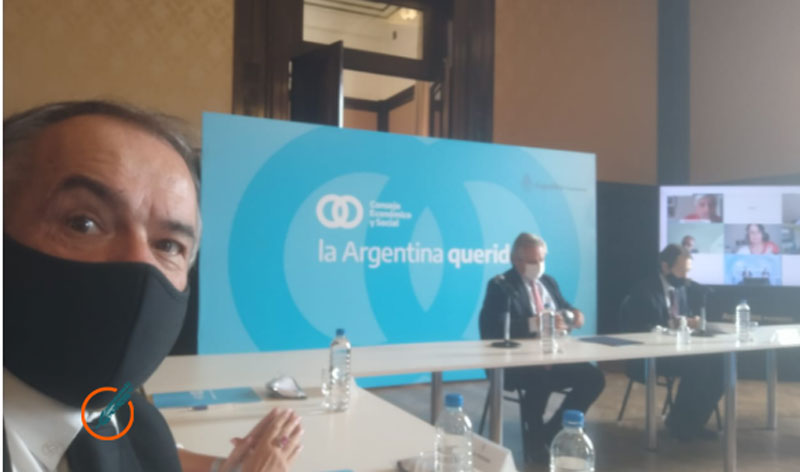 Marcelo Fernández participó en el Consejo Económico y Social en representación de las pymes