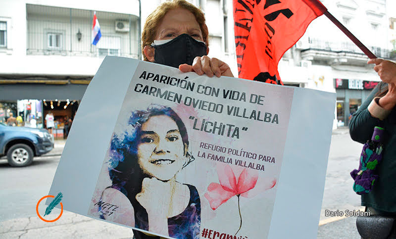 Escrache al consulado de Paraguay por las niñas argentinas asesinadas por el ejército de ese país