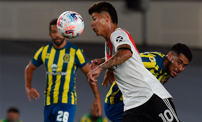 Central no pudo sostener el nivel con River y cayó 3 a 0 en el Monumental
