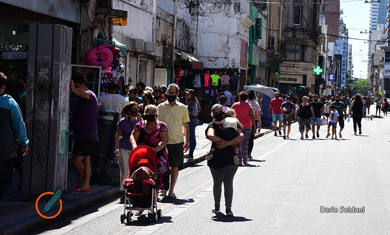 Calle San Luis: las ventas minoristas cayeron un 18% en enero