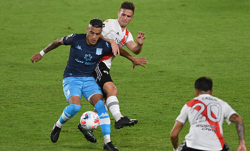 River y Racing empataron sin goles en el Monumental