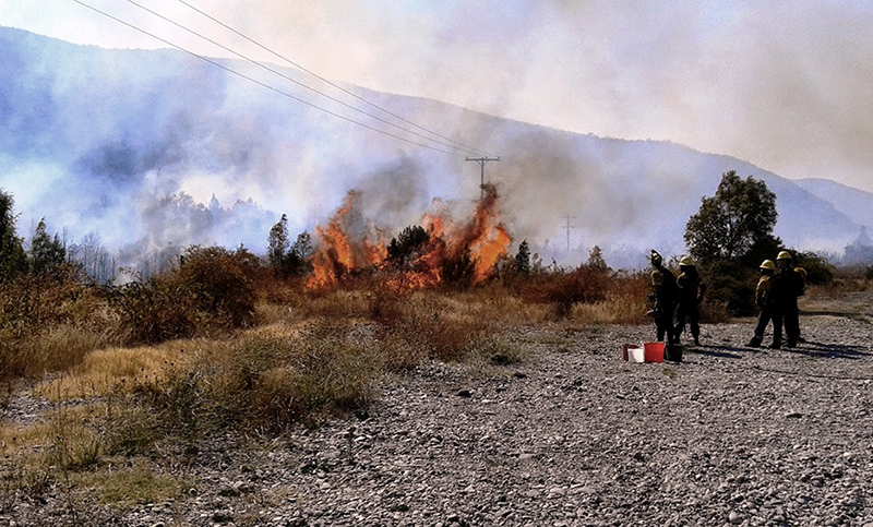 Murió otra persona por quemaduras en los incendios de Chubut