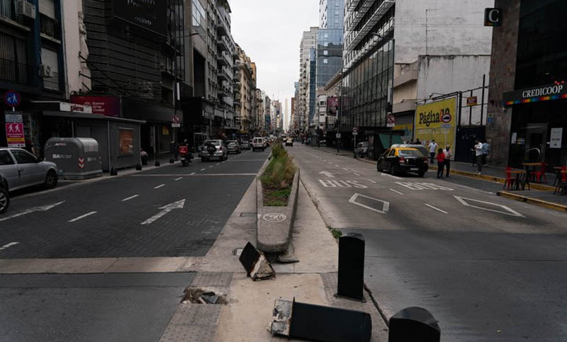 El impacto de la pandemia y la crisis económica hacen estragos en el Microcentro porteño
