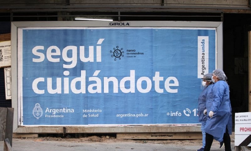 Se reportaron 8.300 contagios y 123 muertes en Argentina