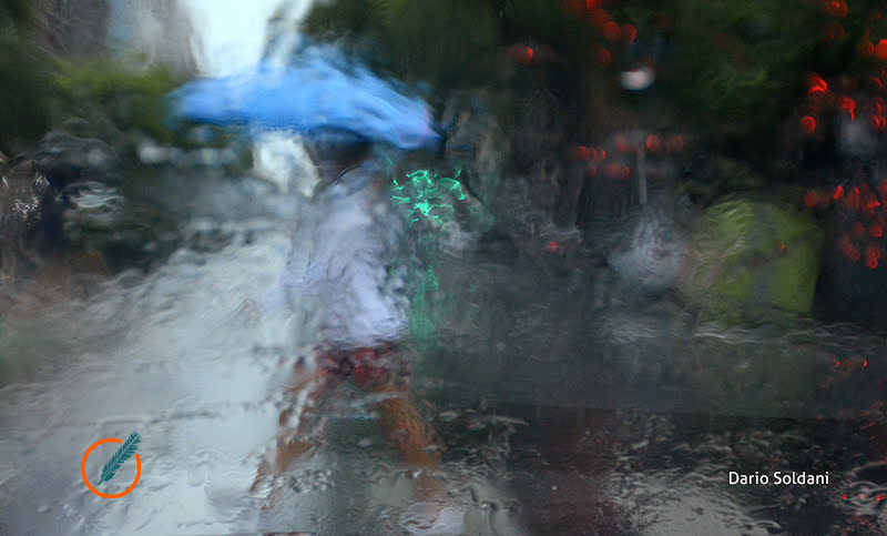 Jueves pasado por agua, lluvias y tormentas fuertes en Rosario y la región