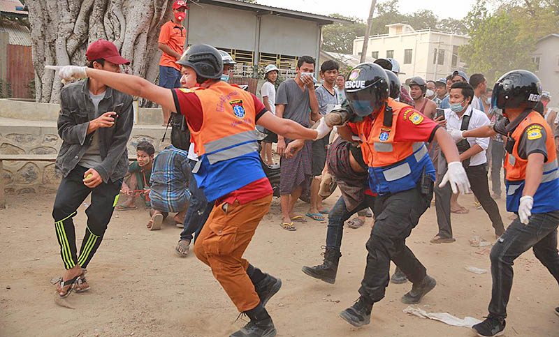 Tres manifestantes muertos en Myanmar en una jornada de huelga general contra golpe de Estado
