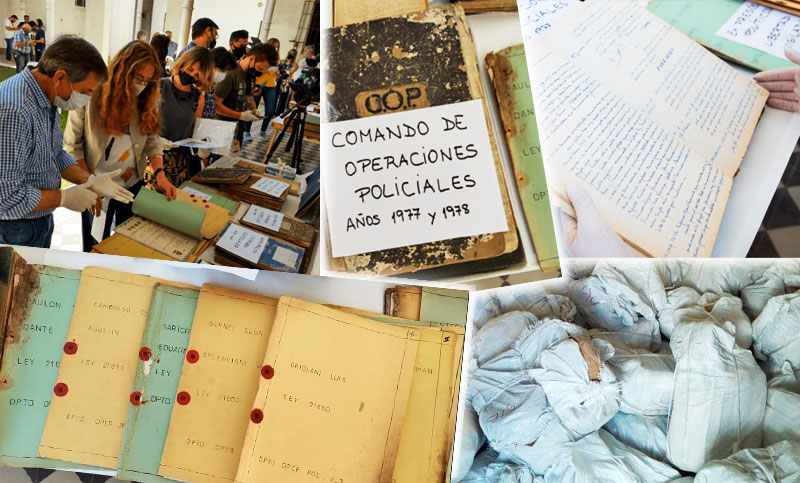 Huellas de la Memoria: los archivos de «libertad vigilada» encontrados y entregados a ex presos políticos