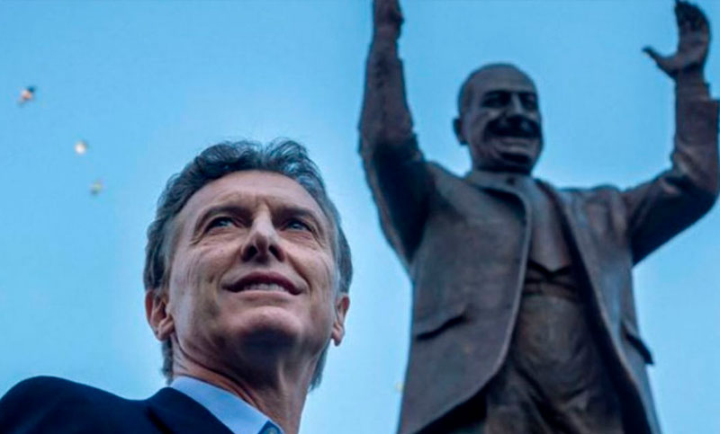 Mauricio Macri: «Si Perón viniese acá, diría ‘yo me anoto en Juntos por el Cambio'»