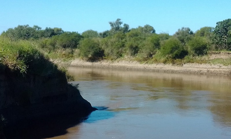 Puerto Gaboto: cedió la barranca y destruyó la bajada de embarcaciones