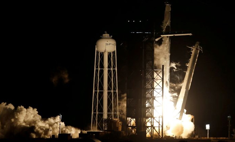 La Nasa y Spacex lanzaron la segunda nave a la Estación Espacial Internacional