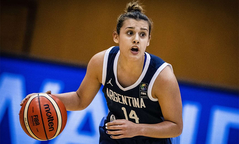Florencia Chagas hizo historia al ser la primera argentina elegida en el draft de la WNBA