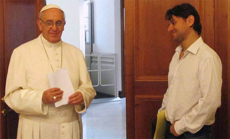 El Papa designó a Grabois como miembro del «ministerio social y ambiental» del Vaticano